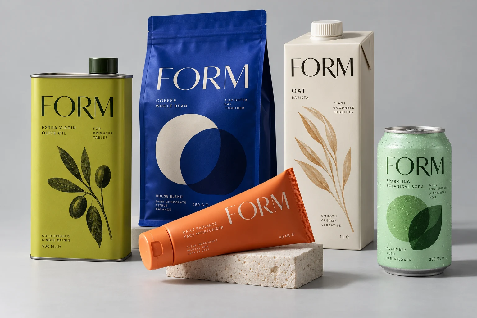 FORM studio concept packaging and art direction