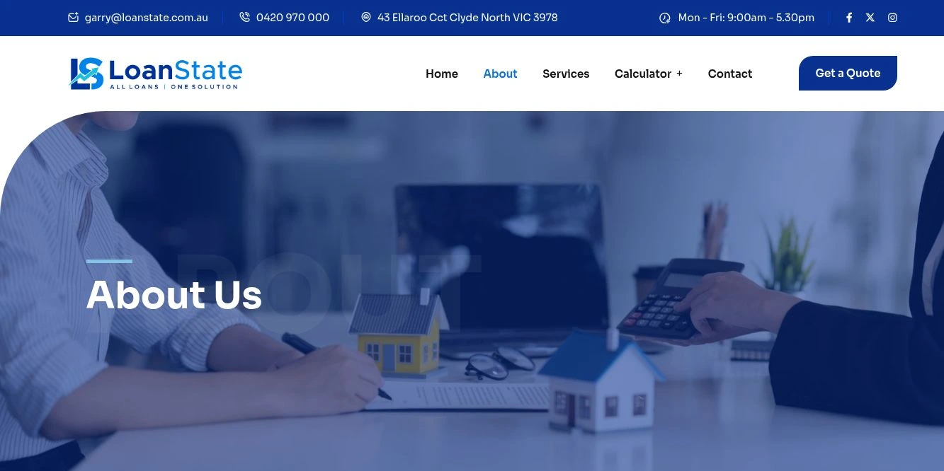 Loanstate · About Page